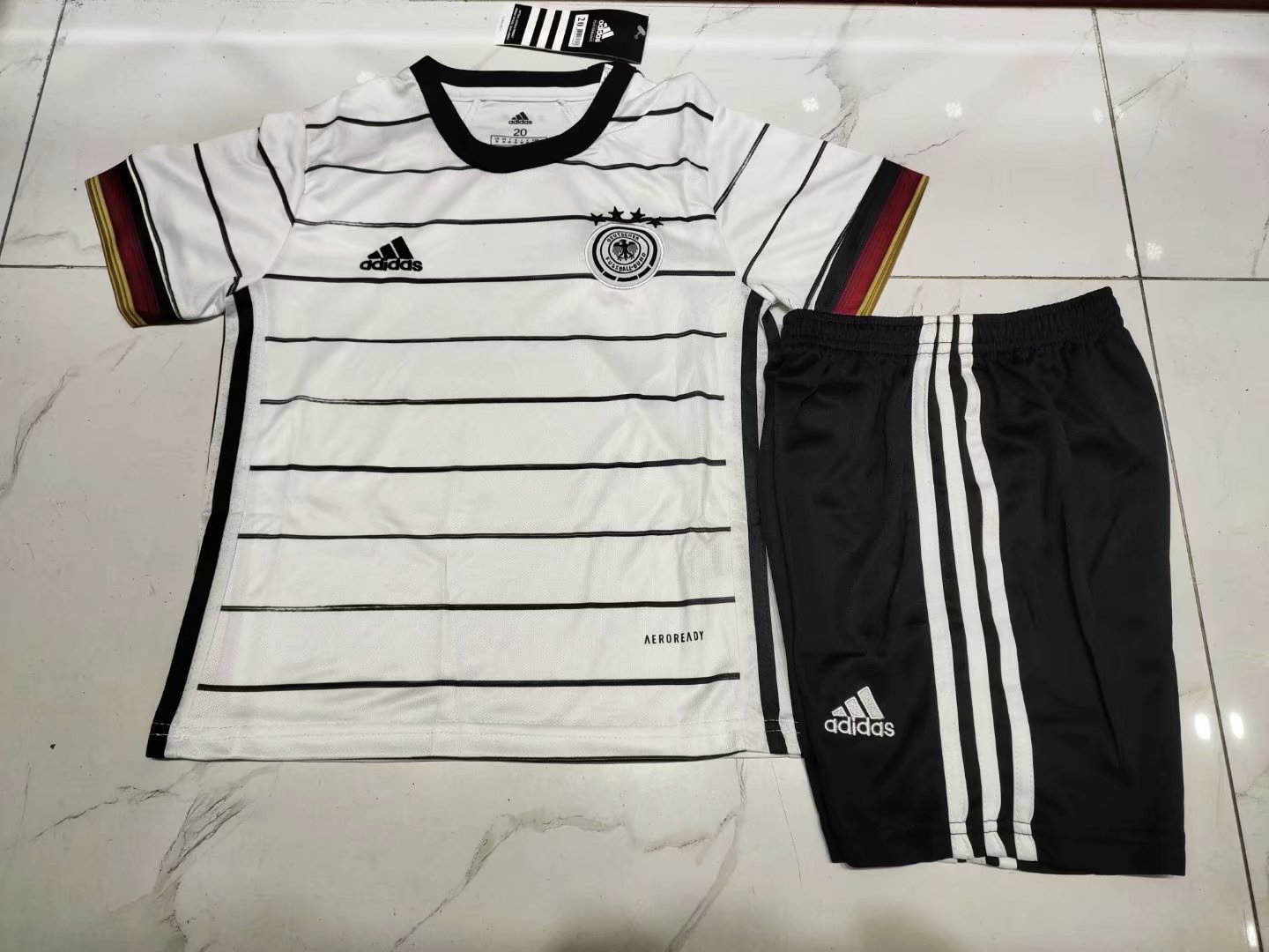 Germany Home kids kit 2020 European Cup Football jersey