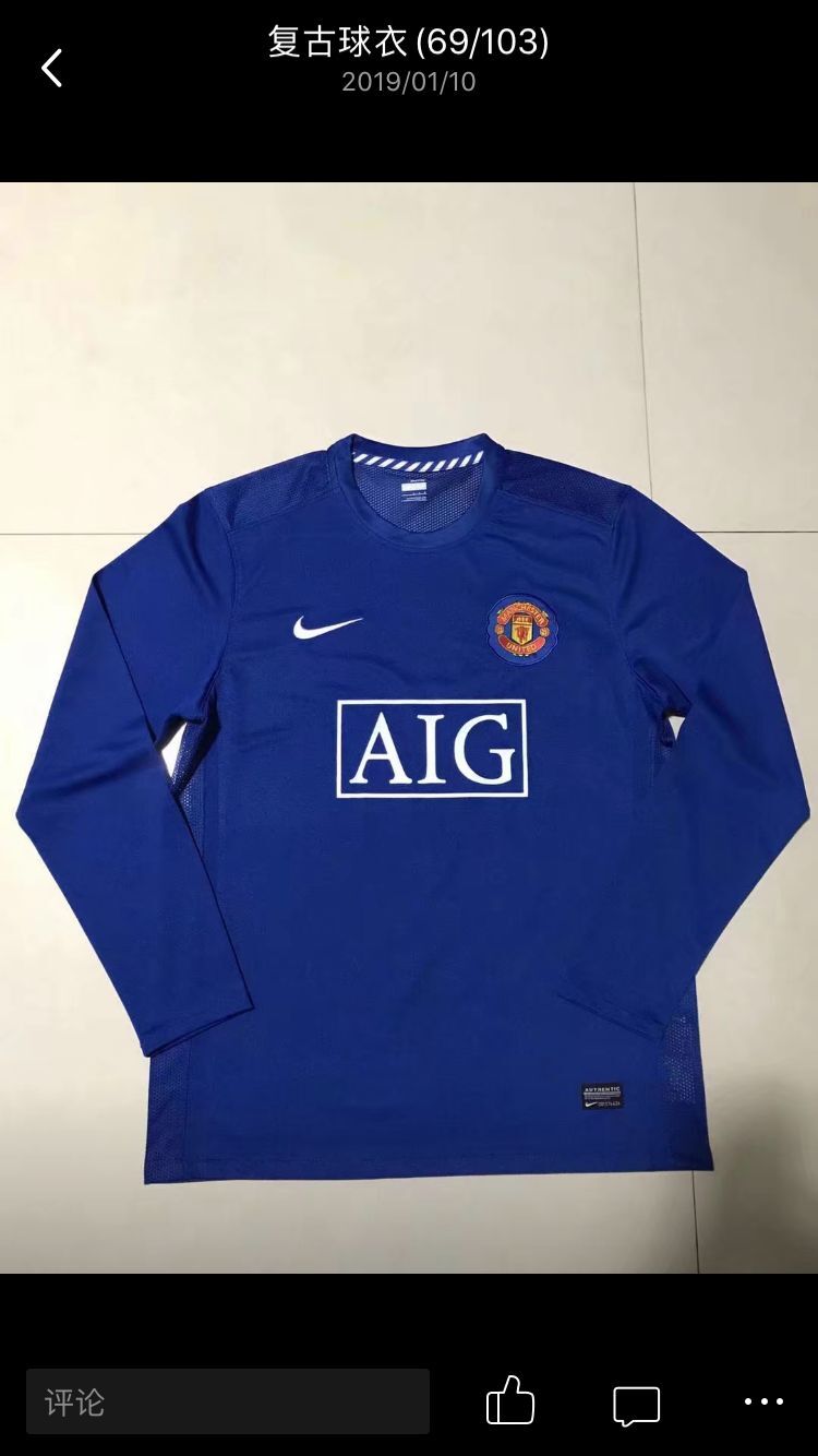 2008-2009 Manchester United away long
