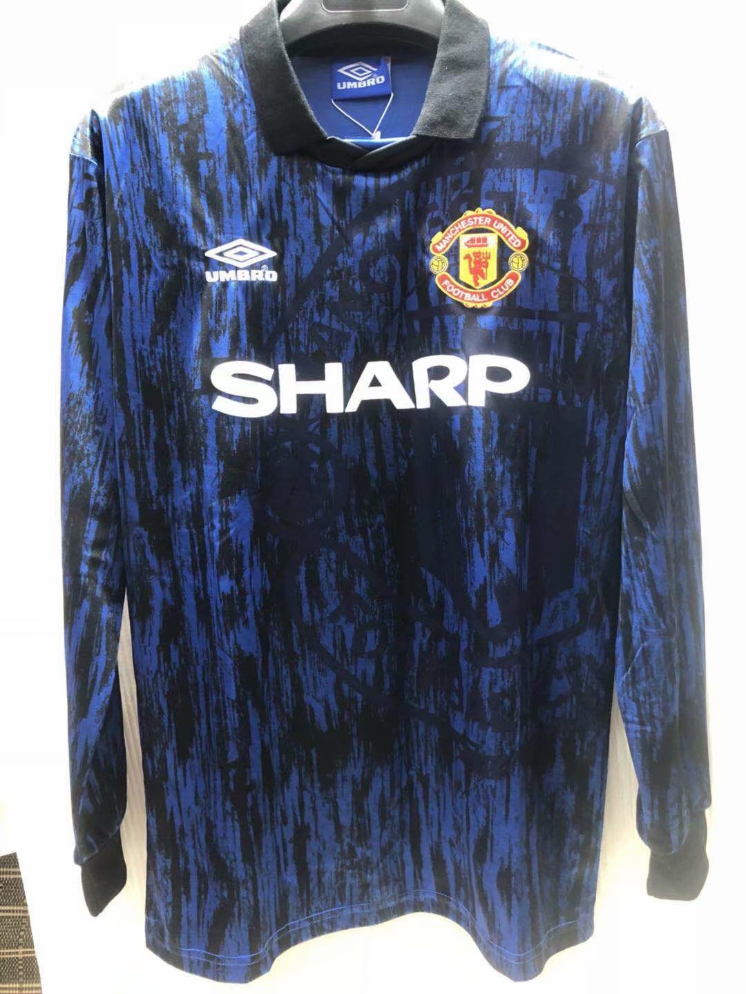1992-1993  Manchester United away Long sleeves Retro