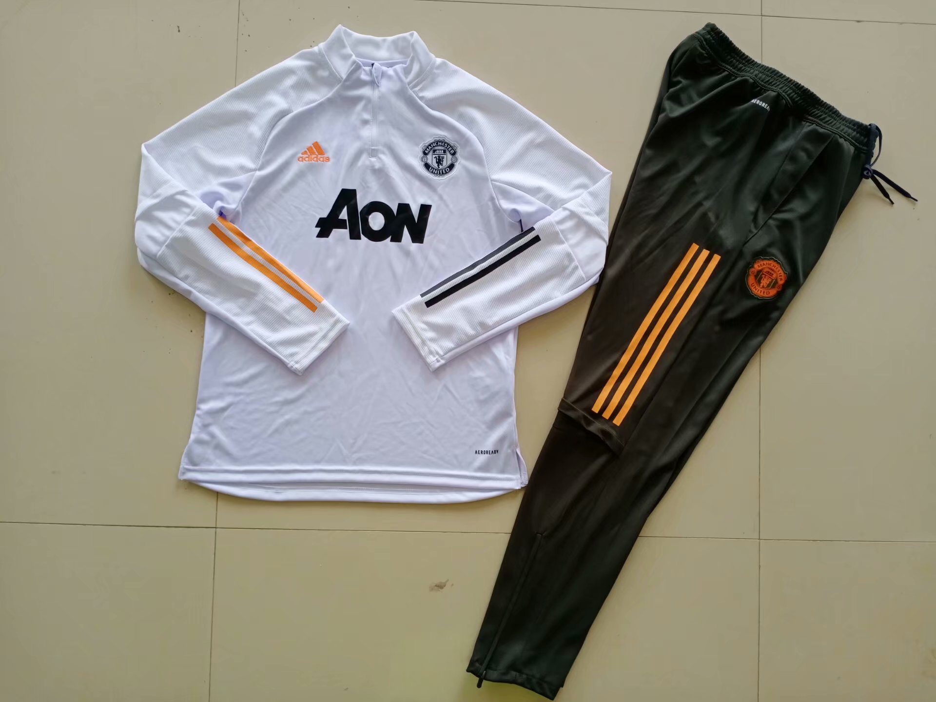 2021 Manchester United kids kit Training clothes