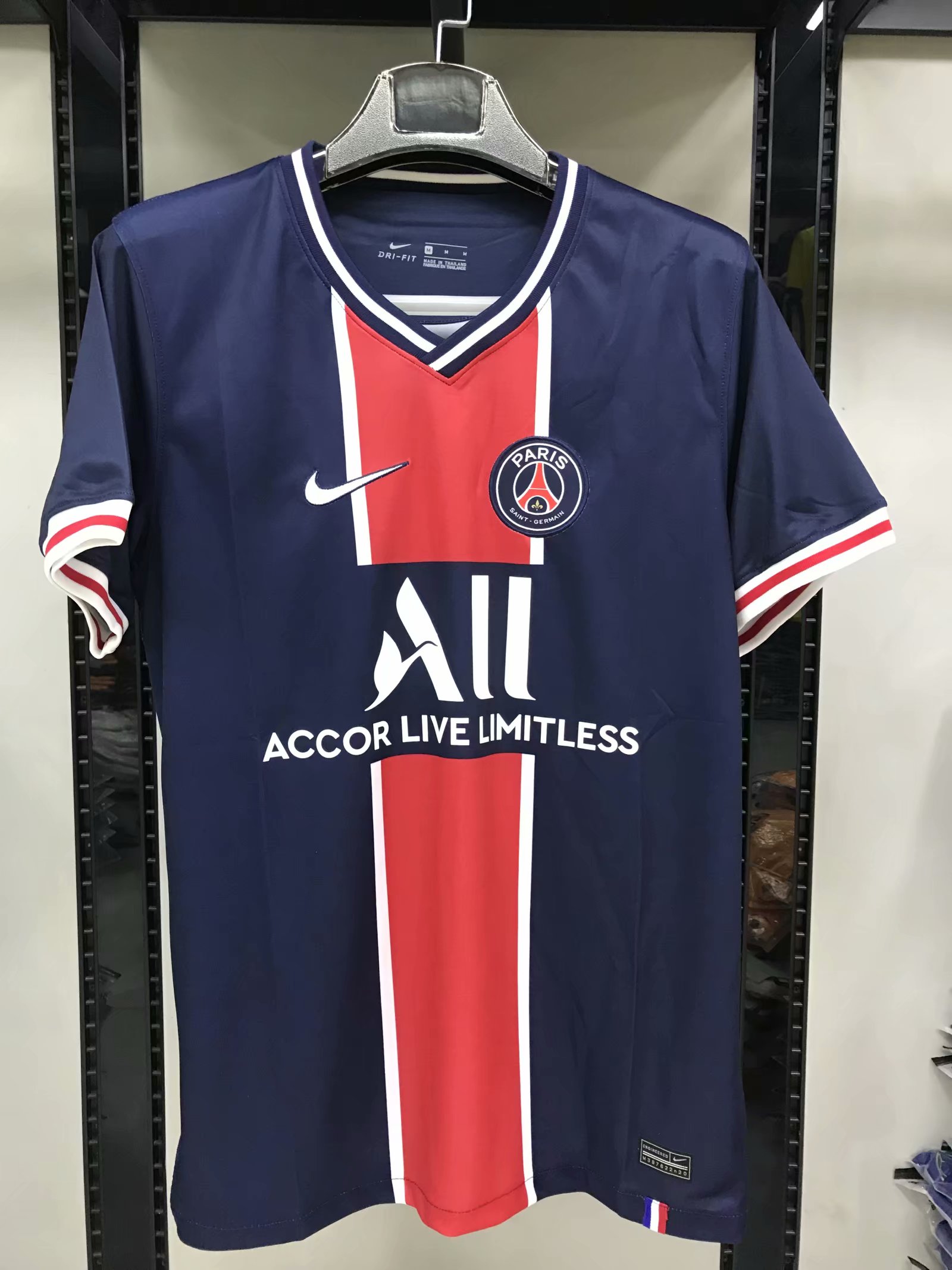 No stock 2020-2021 Paris Saint-Germain Home soccer jersey  Psg 