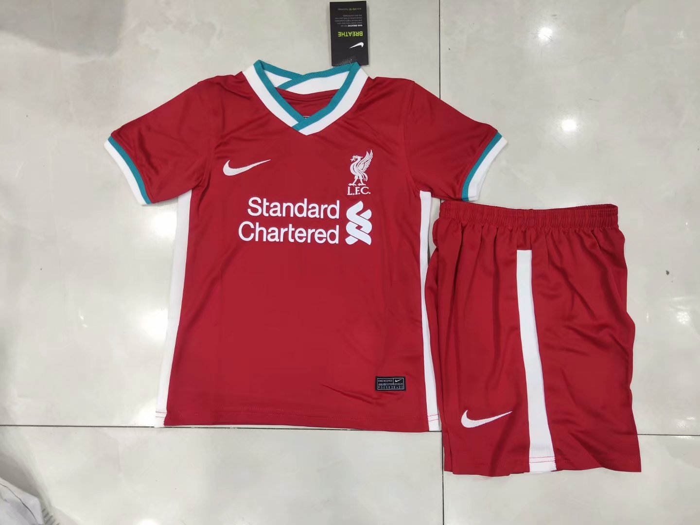 No stock 2020-2021 Liverpool HOME kids kit 