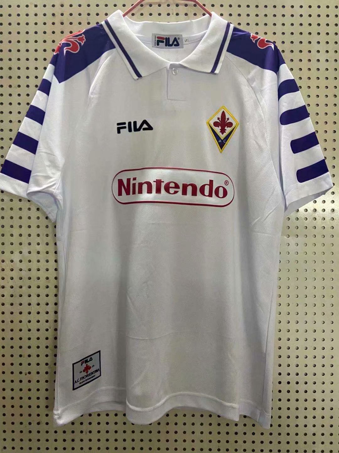 1998 fiorentina away Retro jersey