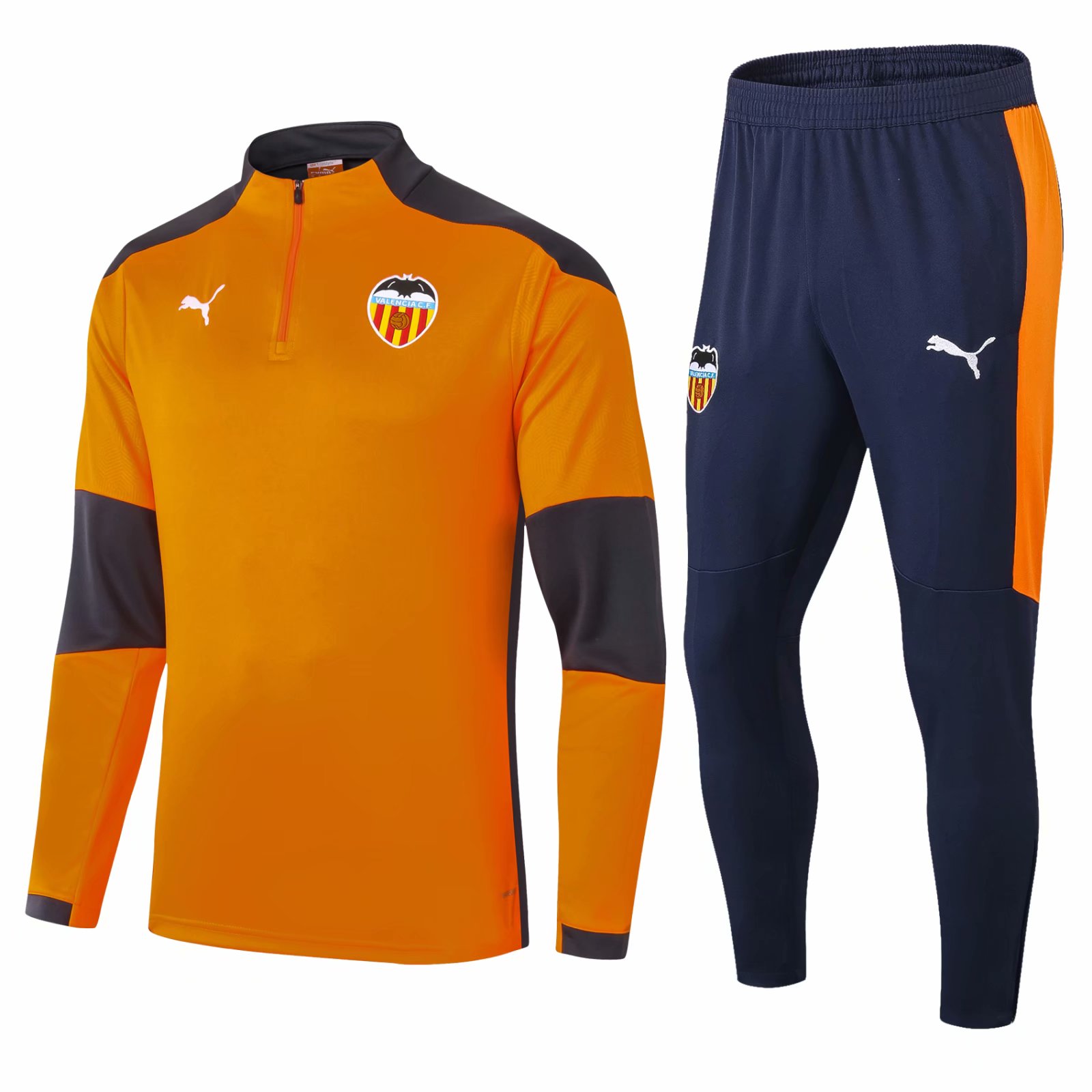 2020-2021 Valencia football training suit jacket set