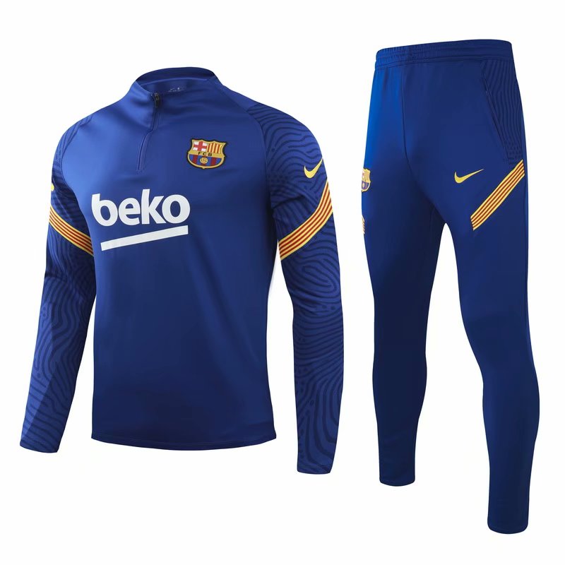 Barcelona kids kit soccer jersey Kids kit training suit skinny pants Sportswear 20/21Children football tracksuits