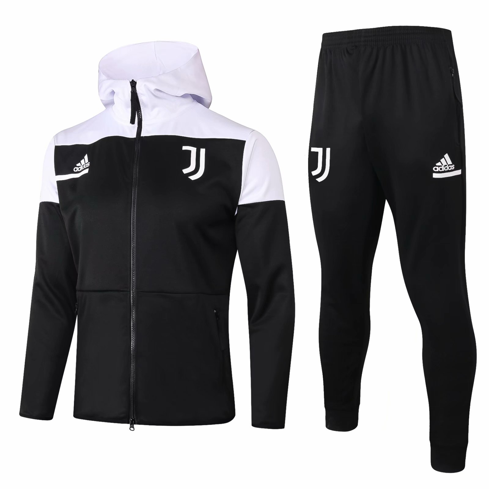 2020-2021 Juventus adult Jersey Jacket Set sponsor Jeep adult Jersey training suit hoodie