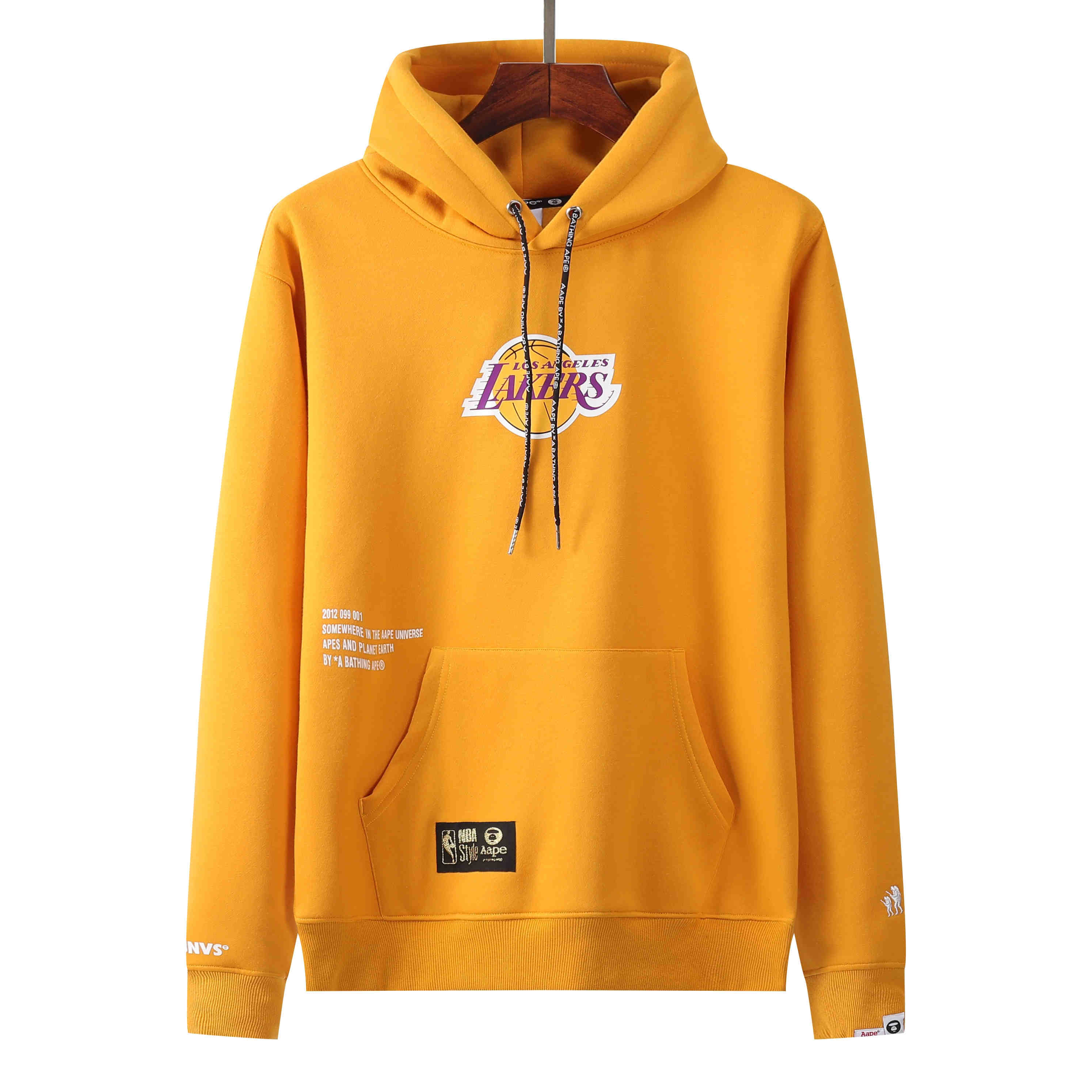 2020-2021 Los Angeles Lakers Adult Sweater hood