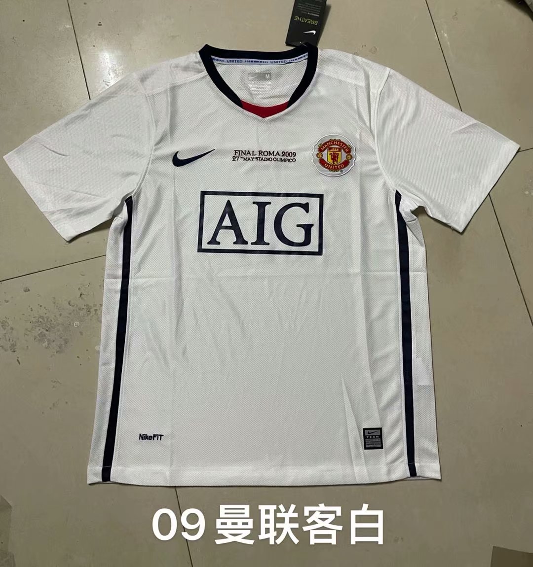2008-2009 Manchester United away Retro Champions League version
