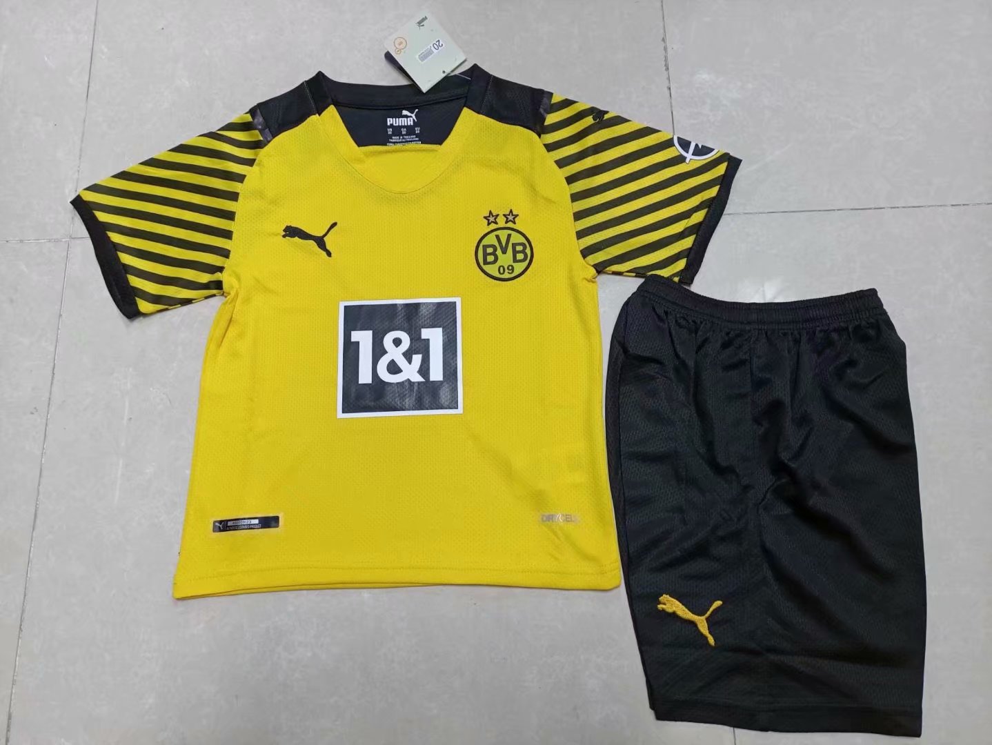 2021-2022 Borussia Dortmund HOME KIDS kit 