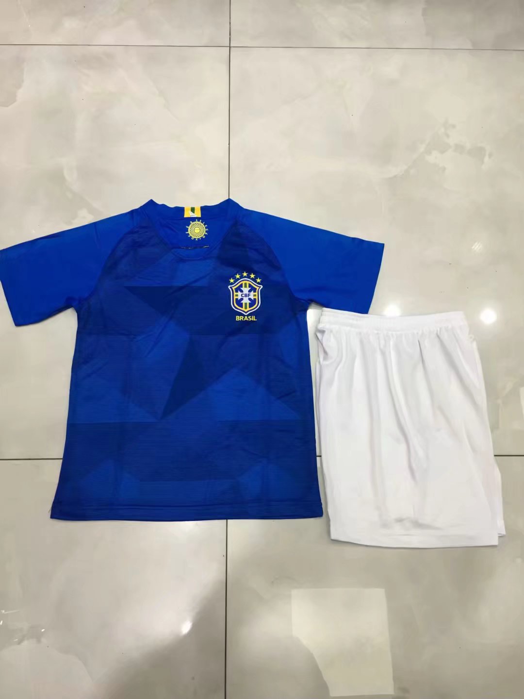 Brazil away kids kit 2020 