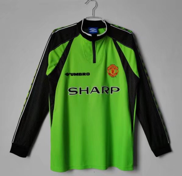 1998 Manchester United goalkeeper Long sleeves Retro