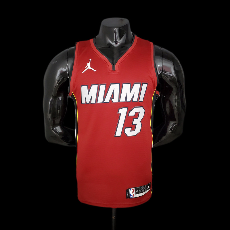 New Miami Heat Jordan ADEBAYO#13 Burgundy NBA Jersey S-XXL