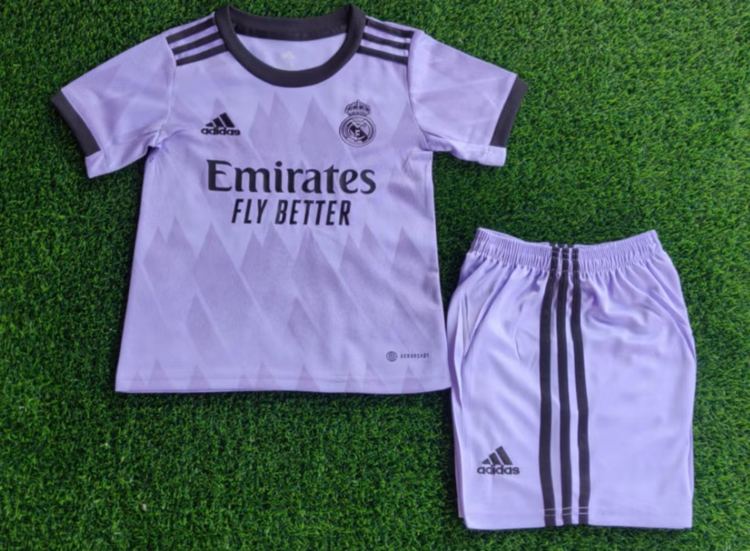 2022-2023 Real Madrid away kids kit