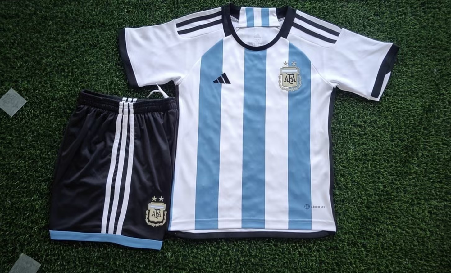 2022-2023 Argentina away kids kit 