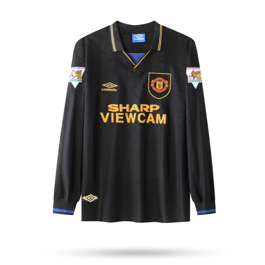 1994 Manchester United away long Add Badge