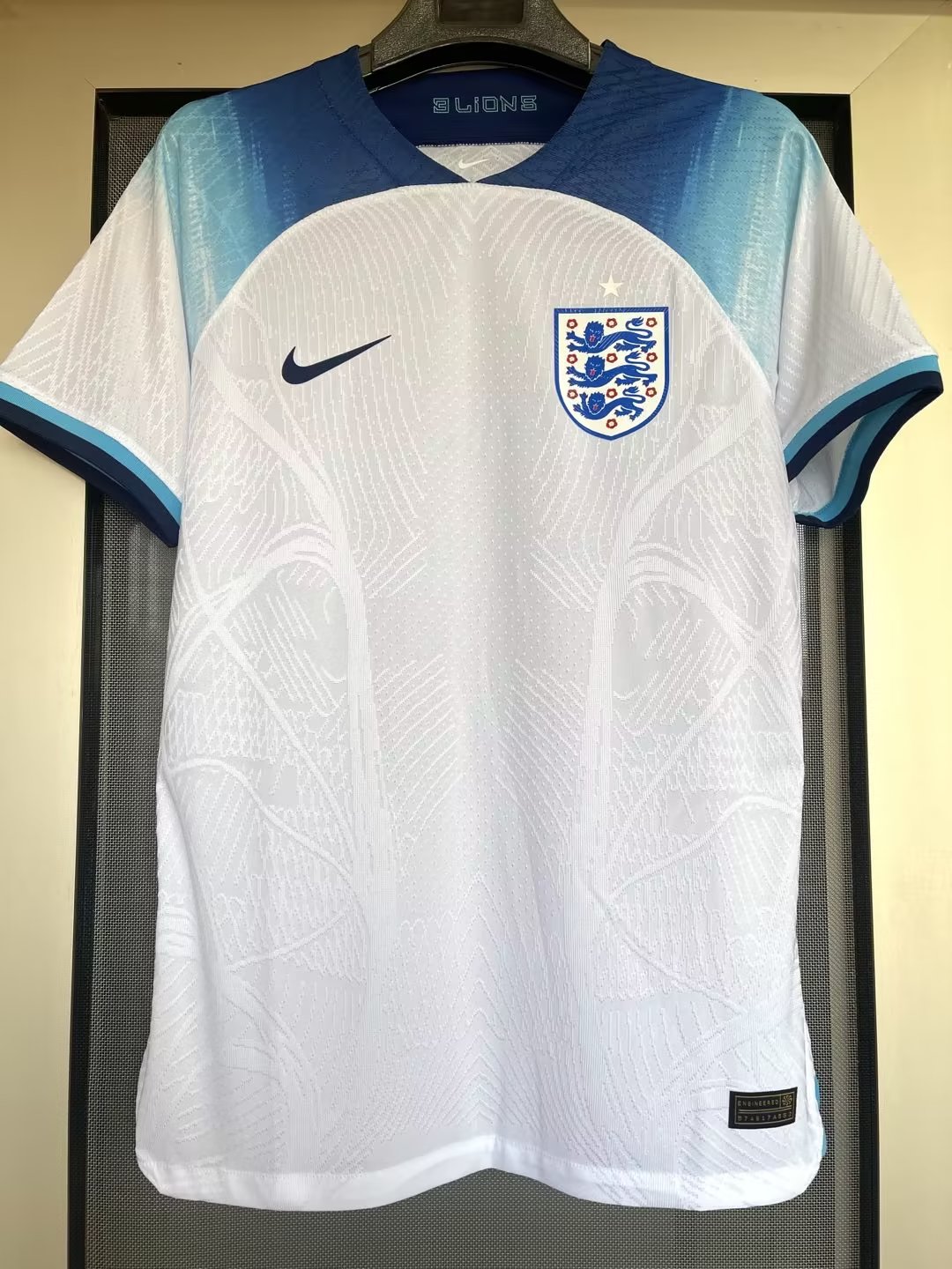 2022-2023 England  home Player Version jersey Tight fitting