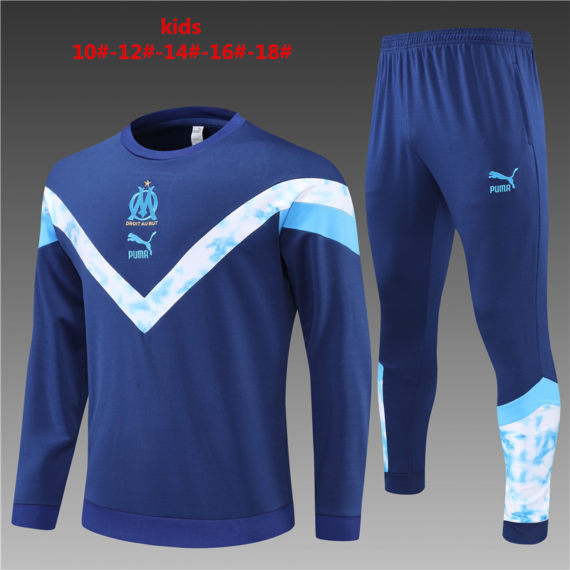 2022-2023 Marseille  kids kit Training clothes 