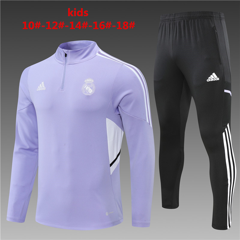 2022-2023 Real Madrid kids kit training suit 