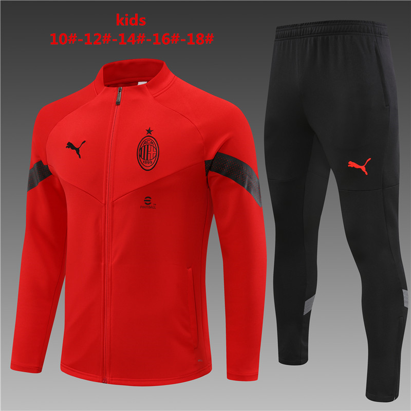 2022-2023 AC Milan kids football training clothes Jacket