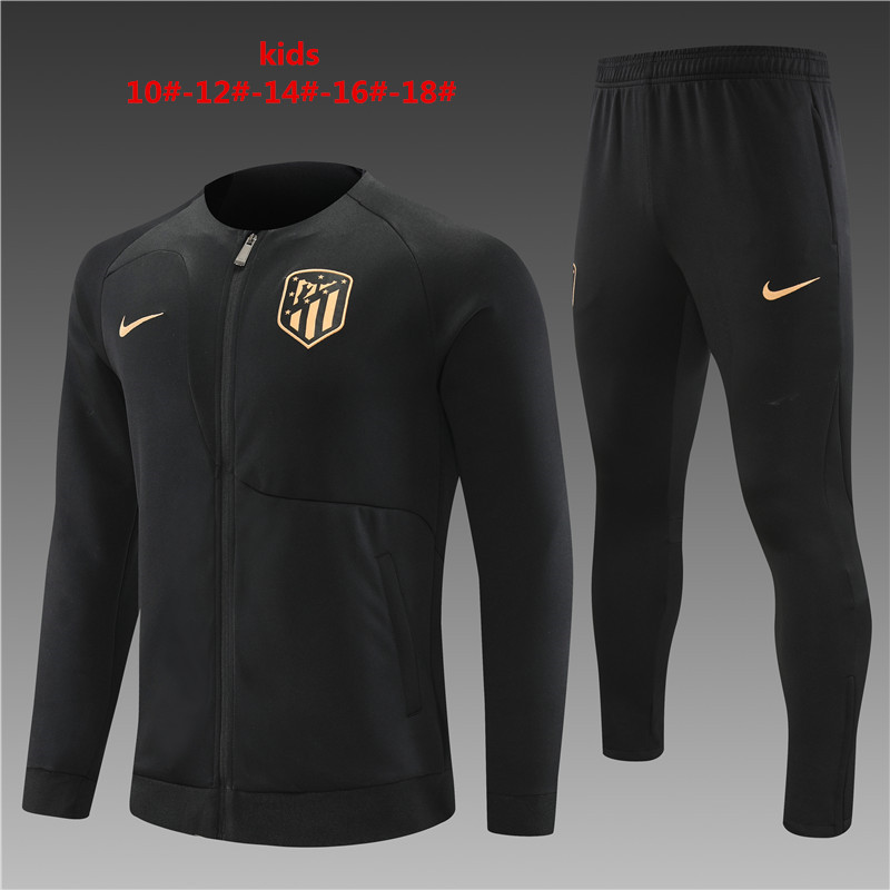 2022-2023 Atletico Madrid kids kit training suit  Jacket