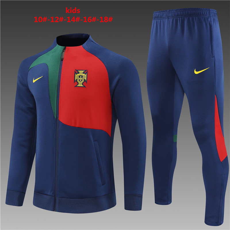 2022/2023 Portugal Kids Training Jacket Set