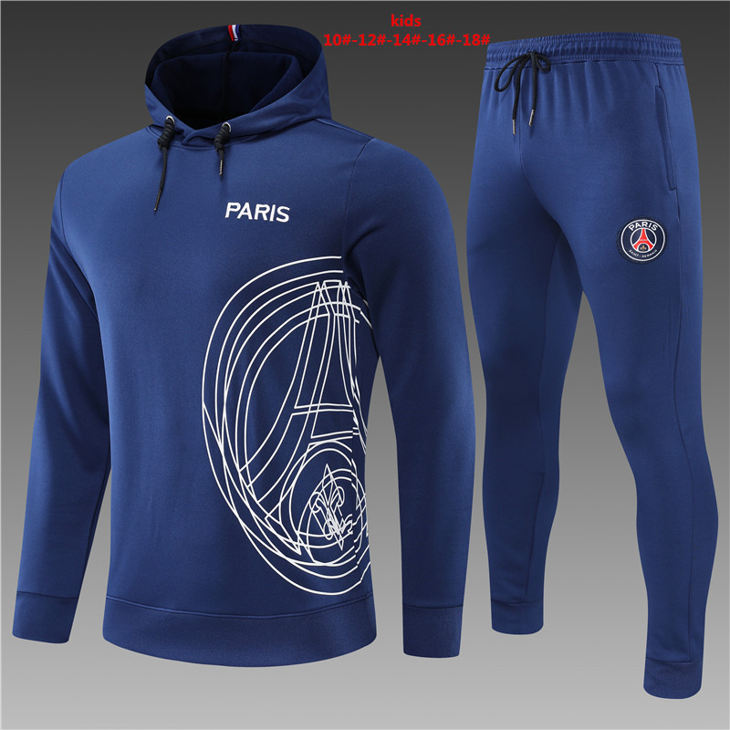 2022-2023 Hat Jordan Paris Saint Germain   kids pullover hooded sweater plush PSG