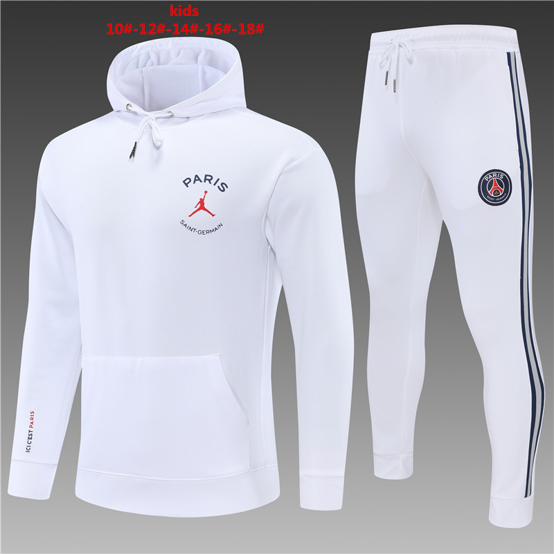 2022-2023 Hat Jordan Paris Saint Germain  kids pullover hooded sweater plush PSG