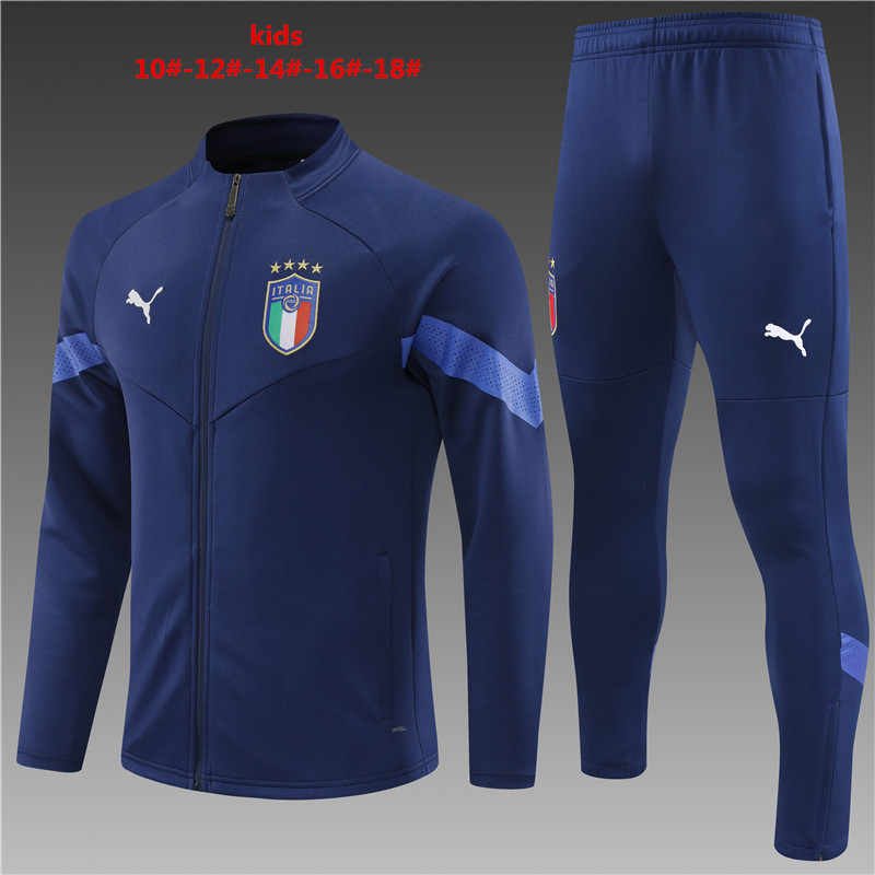 2022/2023 Italy Kids Training Jacket Set