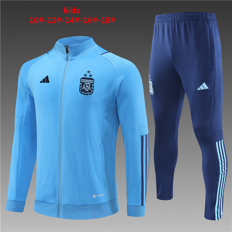 2022/2023 Argentina kids kit Training suit  jacket 