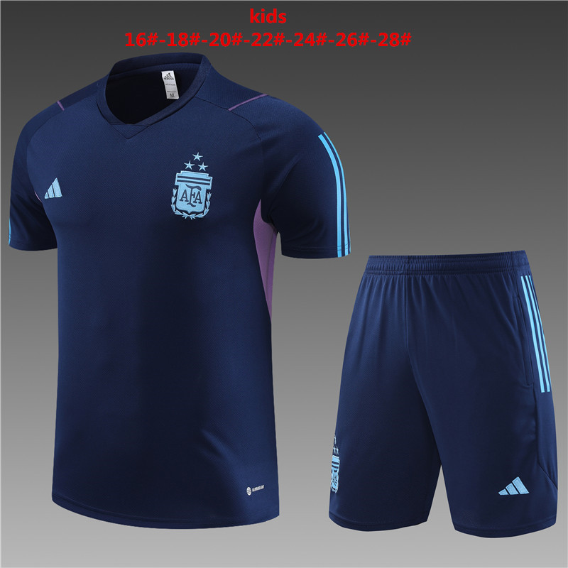 2023-2024 Argentina away kids kit  Training clothing、
