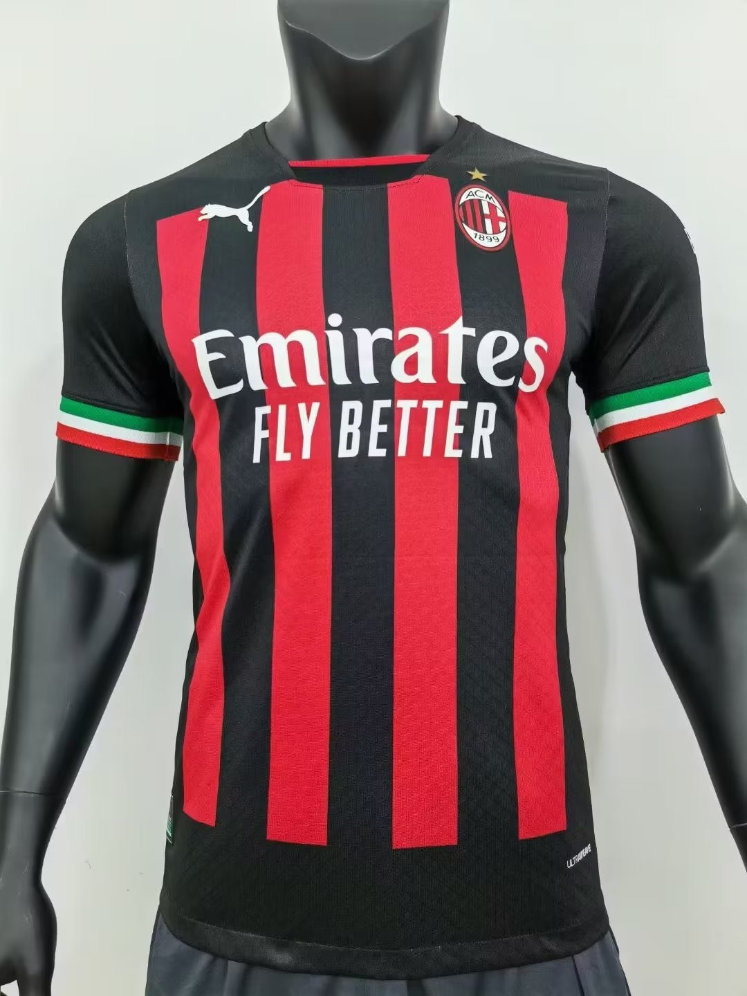 2022-2023 AC MILAN home Player version soccer Jersey  Tight