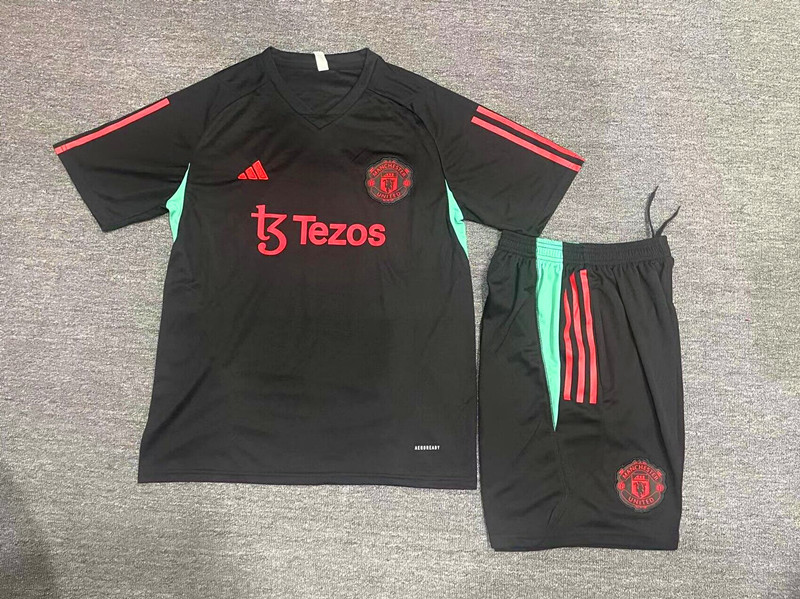 2023-2024 MANCHESTER UNITED Training clothes KIDS kit With pockets
