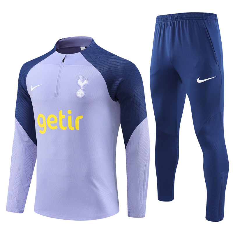 2023-2024  Tottenham Hotspur Adult Long Sleeve Half Pull Training Suit Set