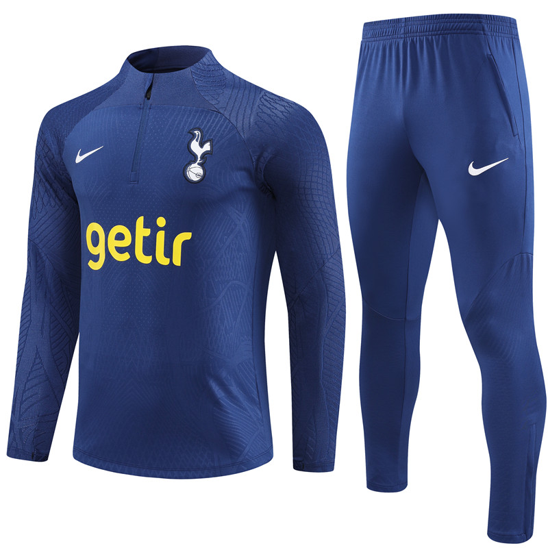 2023-2024  Tottenham Hotspur Adult Long Sleeve Half Pull Training Suit Set