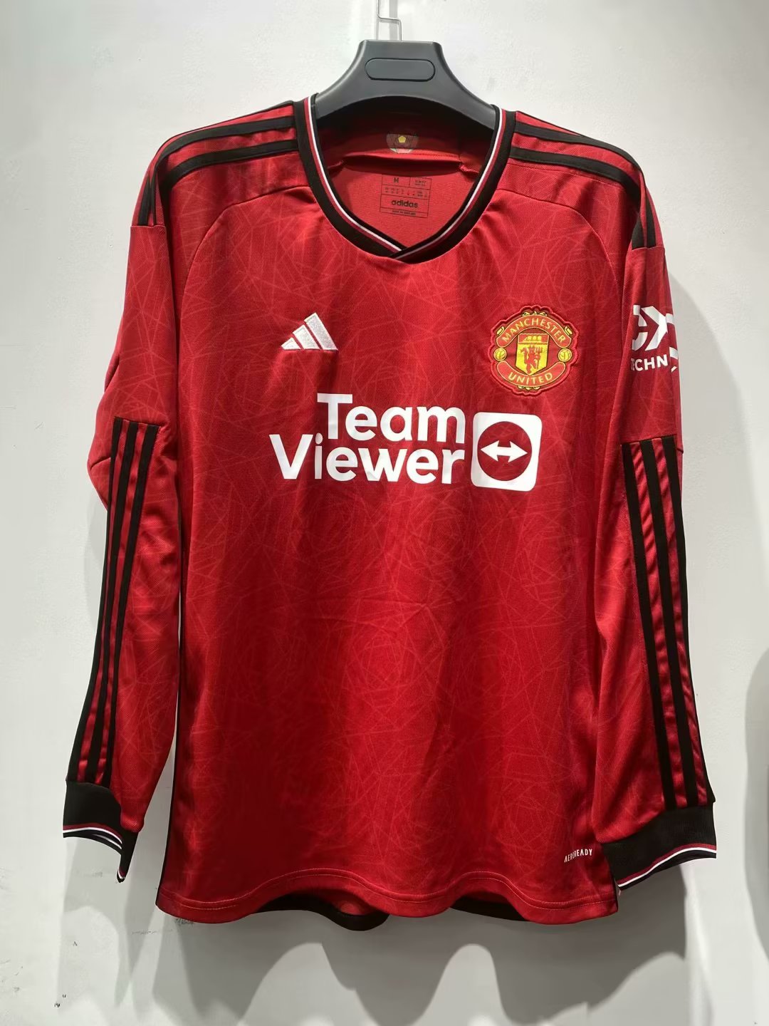 2023-2024 Manchester United home Long sleeves   jersey