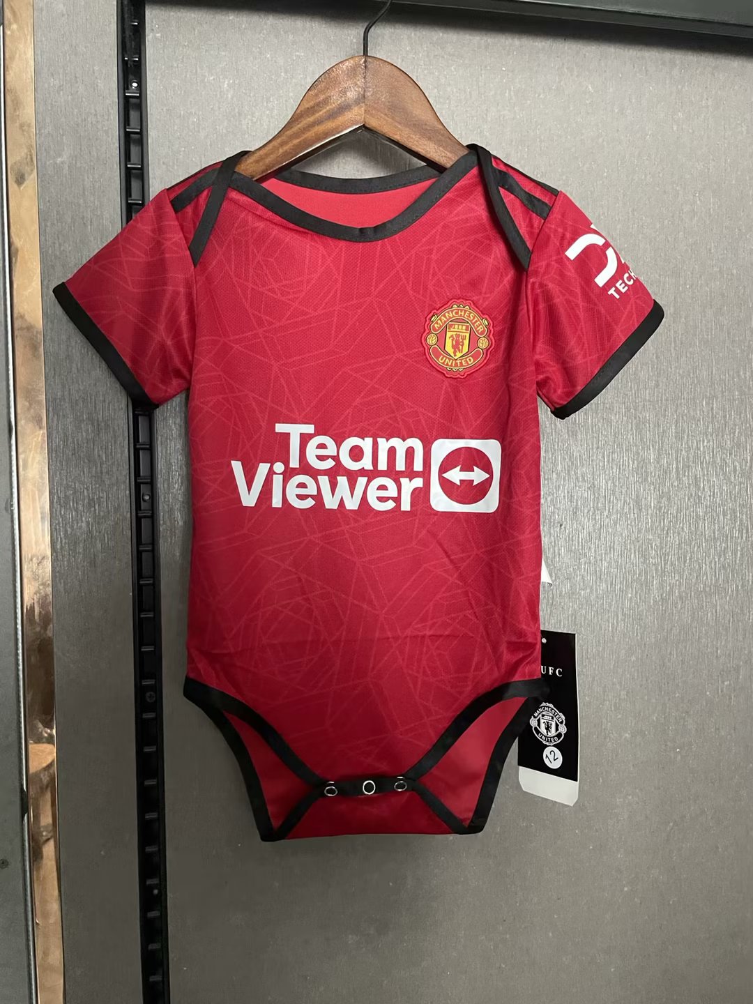 2023-2024 Manchester united home Baby Grow baby onesie jersey 