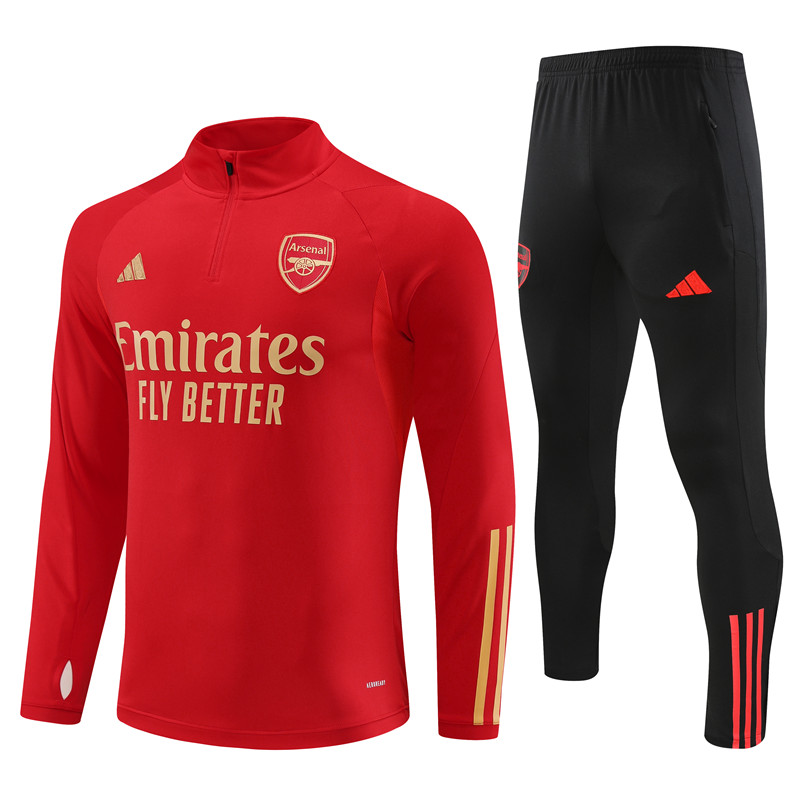 2023-2024 Arsenalhalf-pull training suit adult long-sleeved
