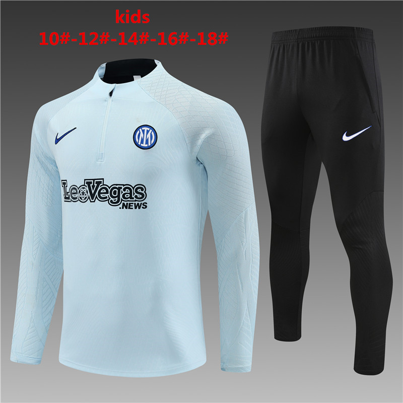 2023-2024 Inter Milan kids football training clothes 