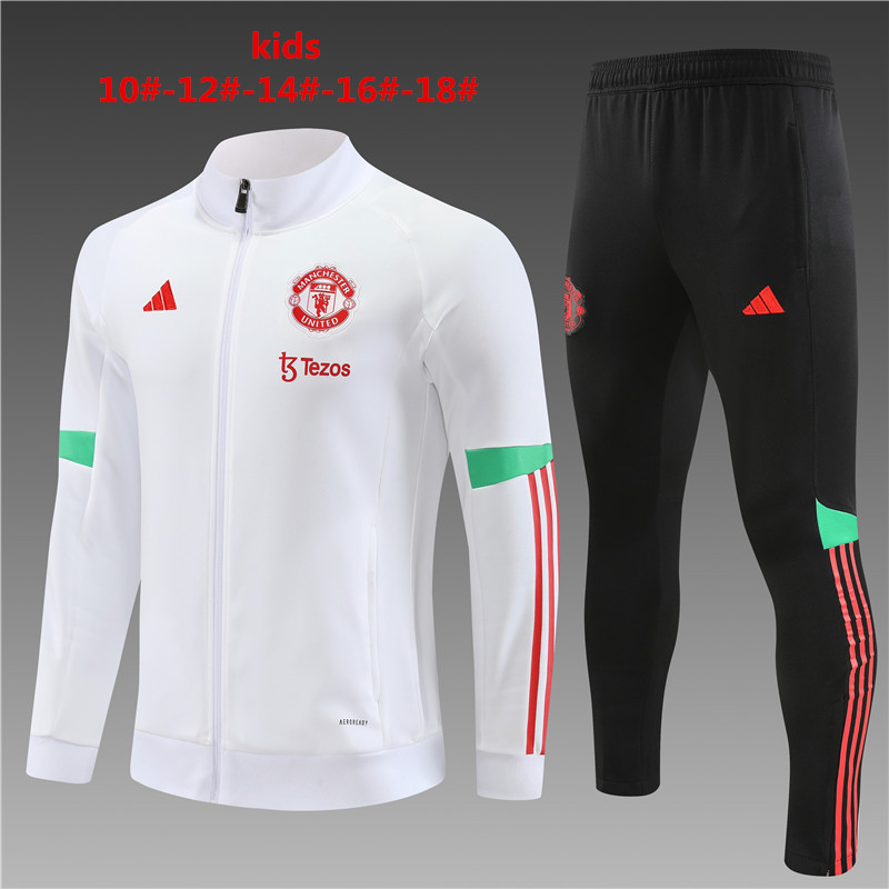 2023-2024 Manchester united   kids kit Training clothes   JACKET