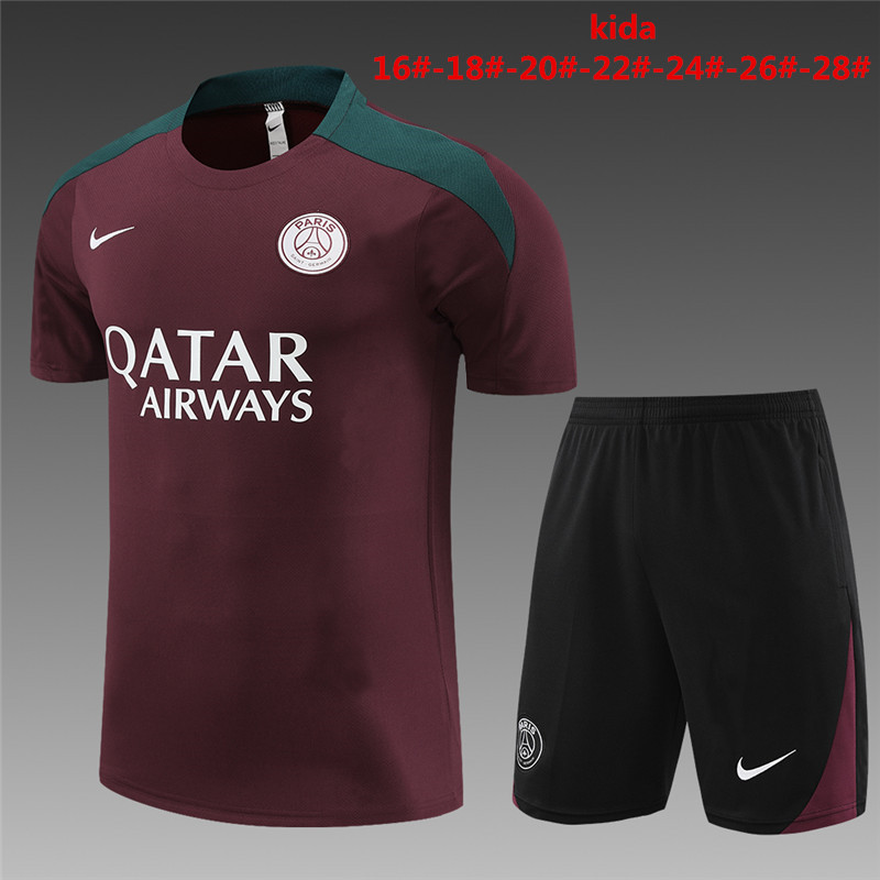 2023-2024 Paris Saint-Germain away KIDS kit psg Training clothes
