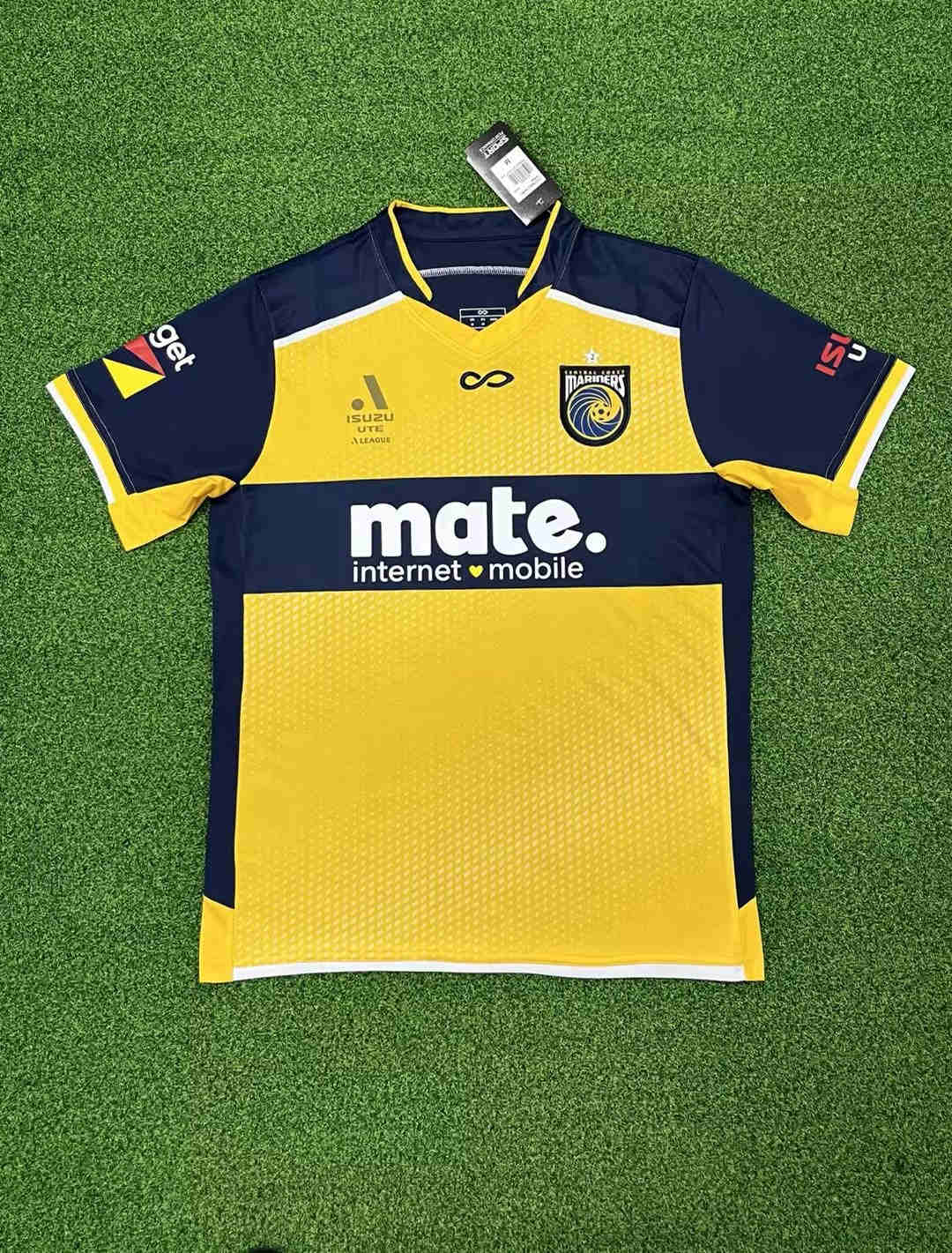 2023-2024 Central Coast Mariners FC soccer jersey 