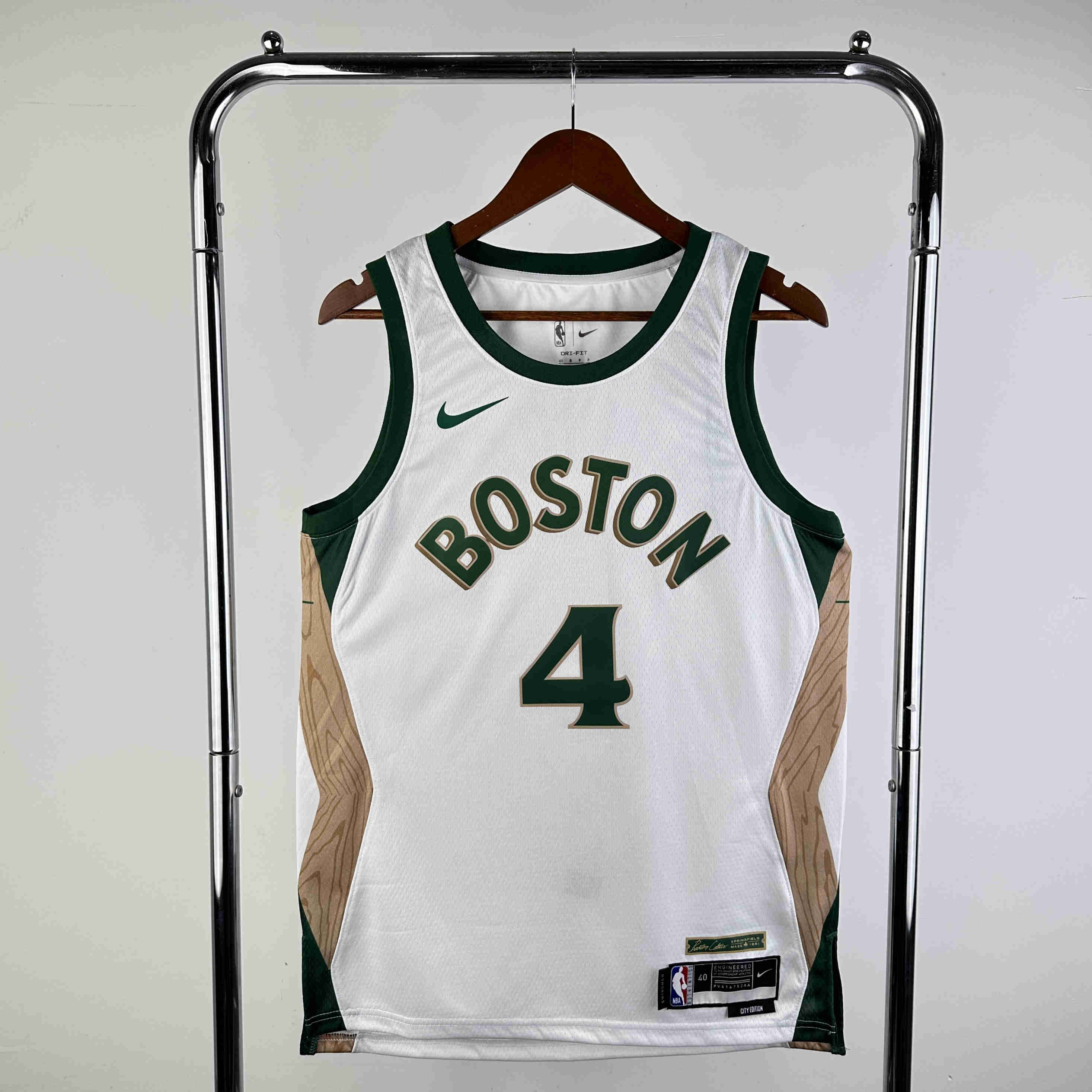 Boston Celtics NBA Jersey Holiday 4