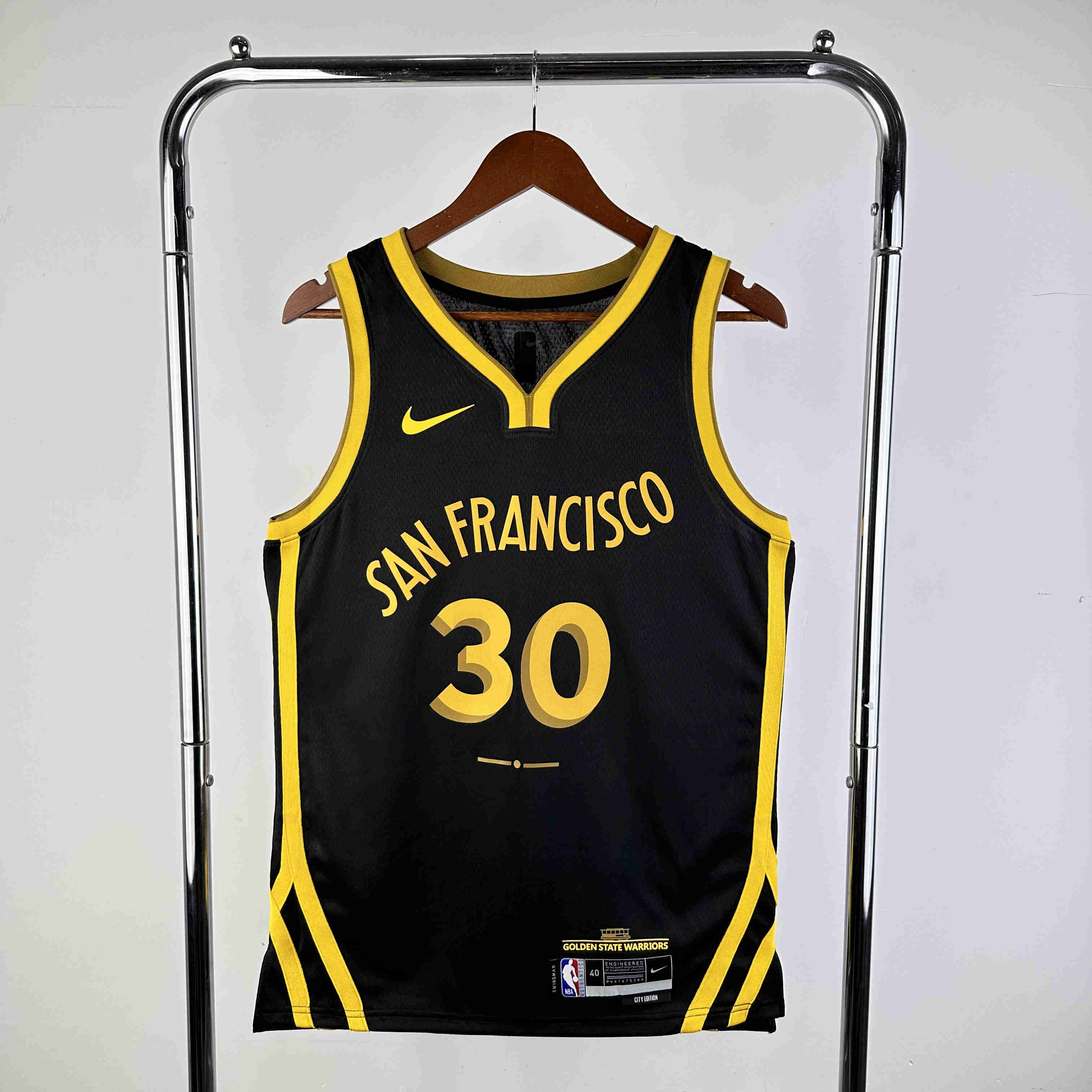 Golden State Warriors NBA Jersey Curry 30