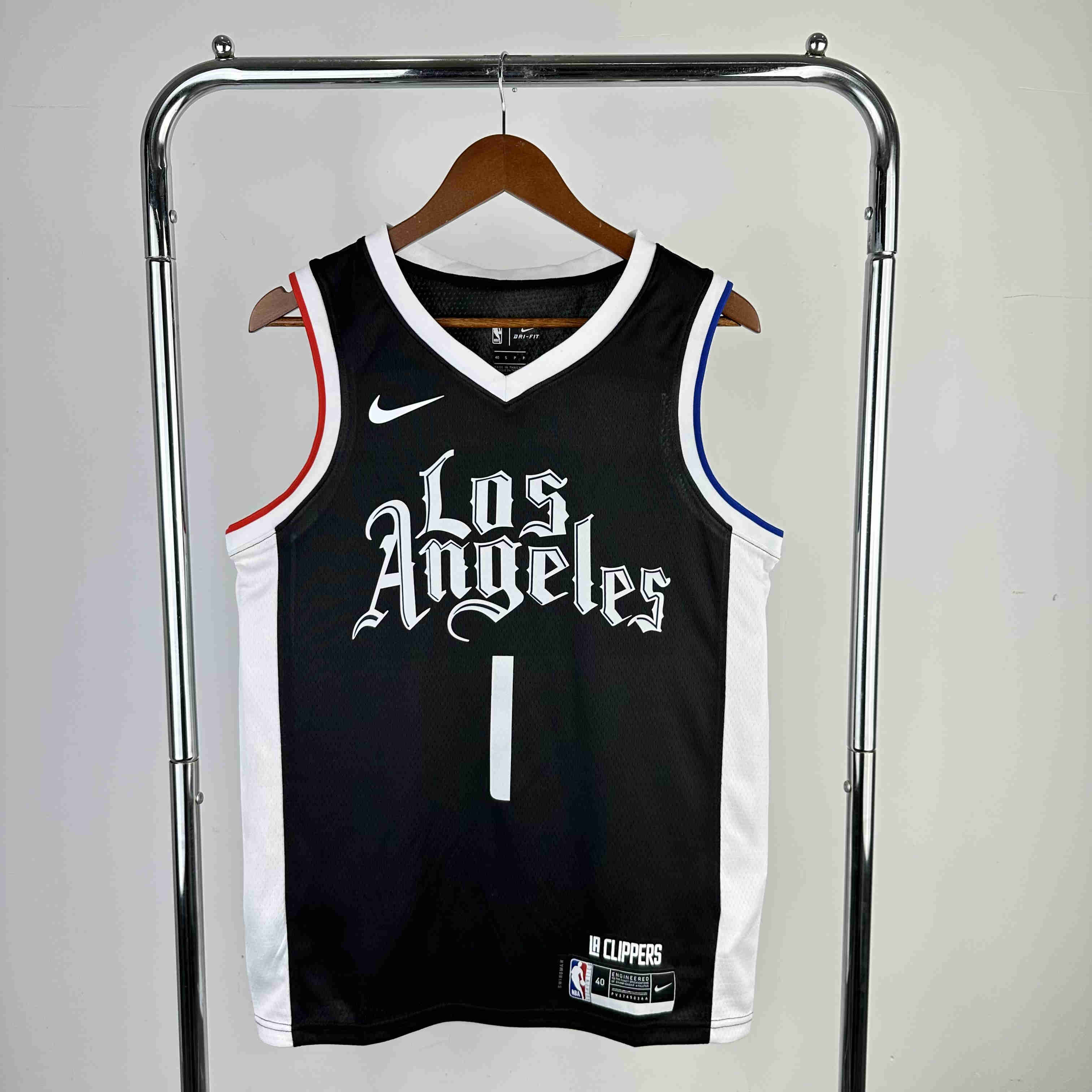 Los Angeles Clippers NBA Jersey  Latin Black Harden 1