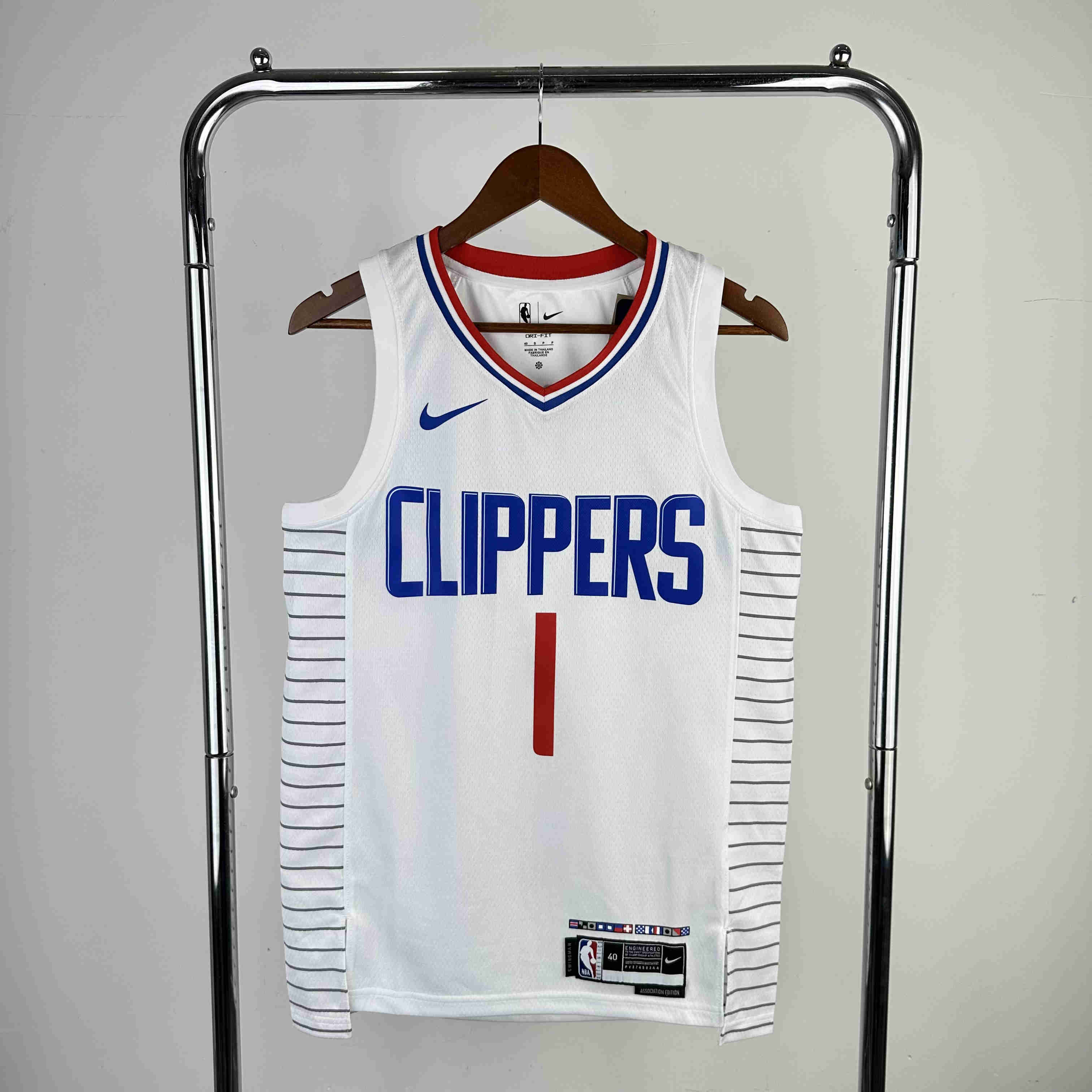Los Angeles Clippers NBA Jersey home white Harden 1