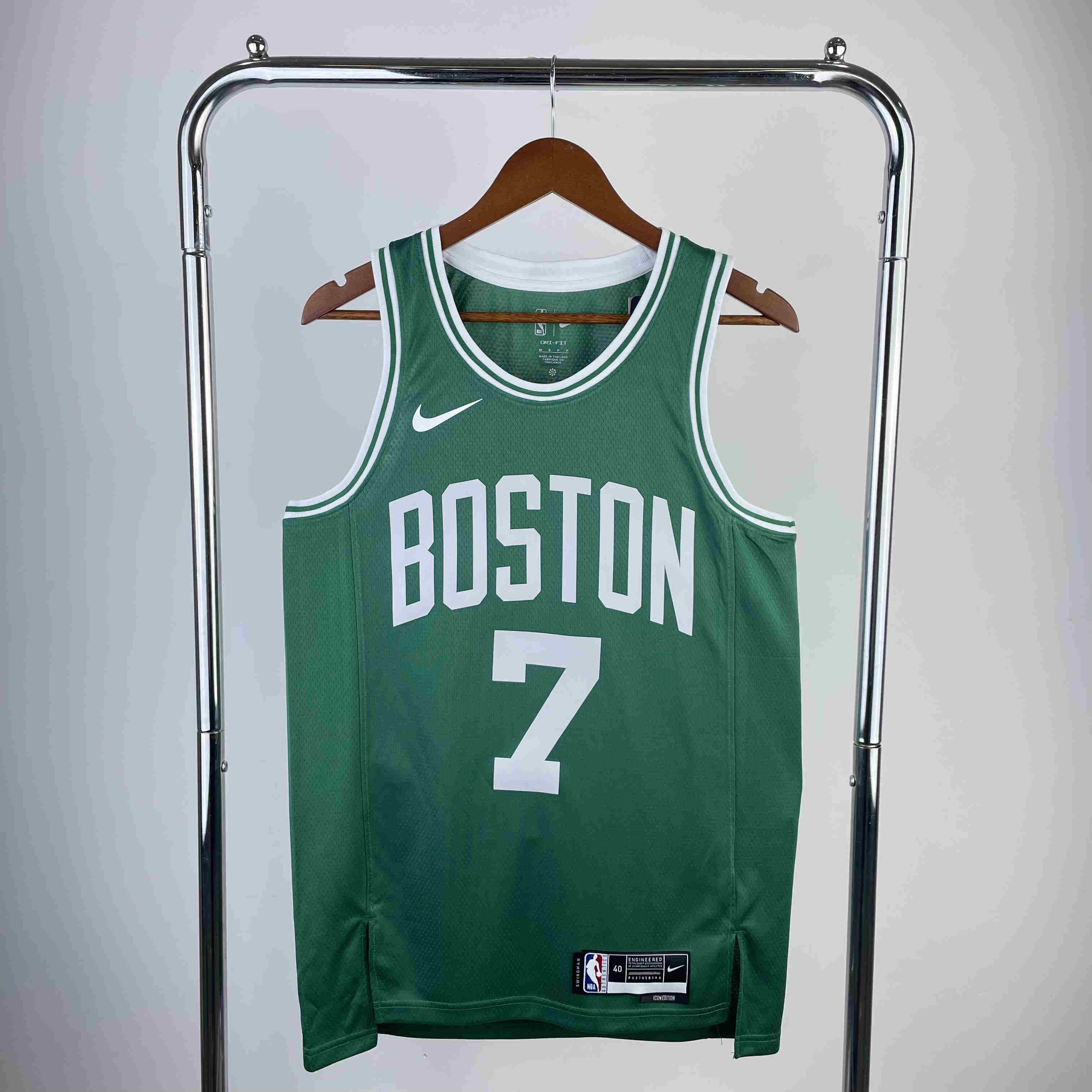  Boston Celtics NBA Jersey Brown 7
