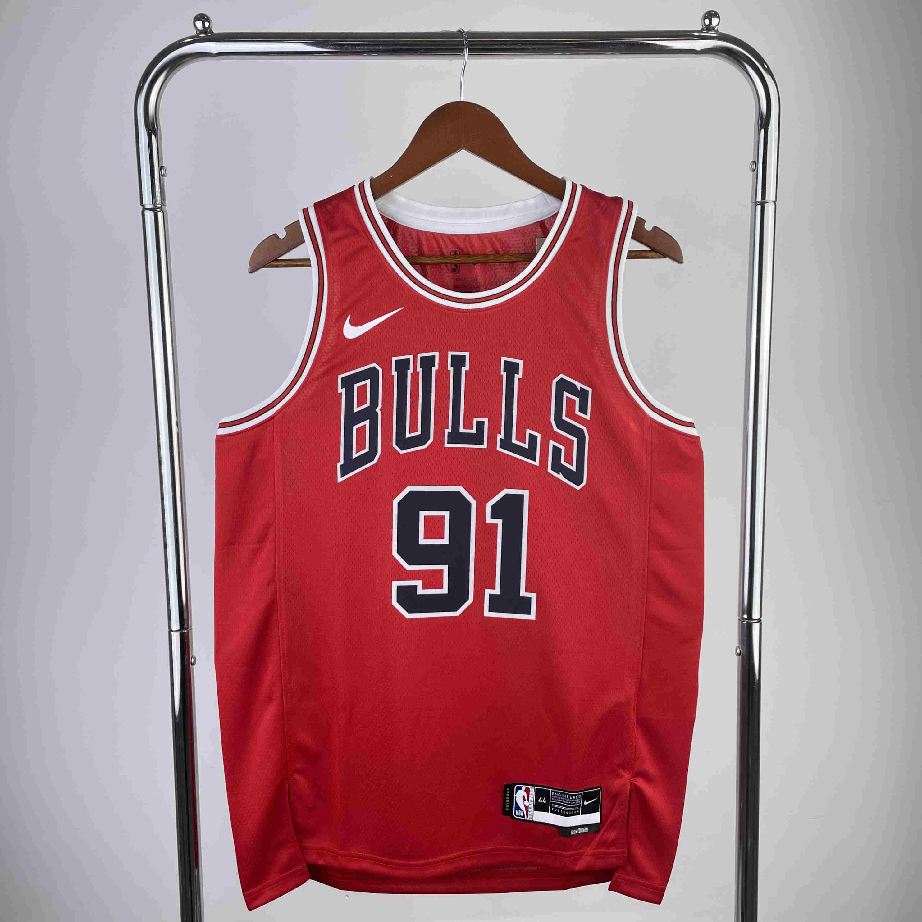 Chicago Bulls  NBA Jersey Rodman 91