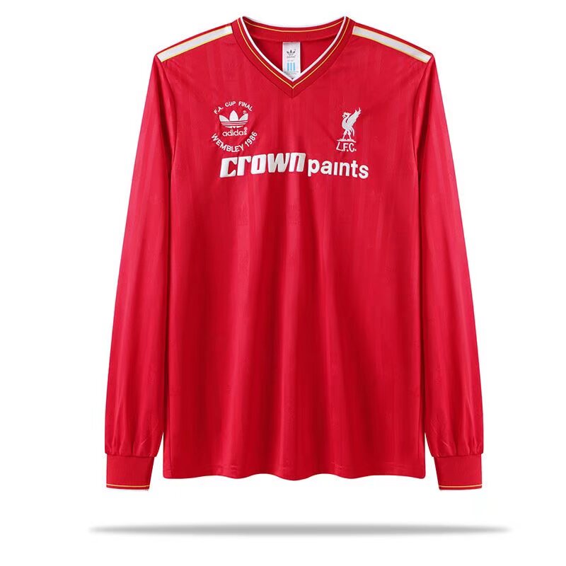 1985-1986  Liverpool F.C. retro Long sleeved