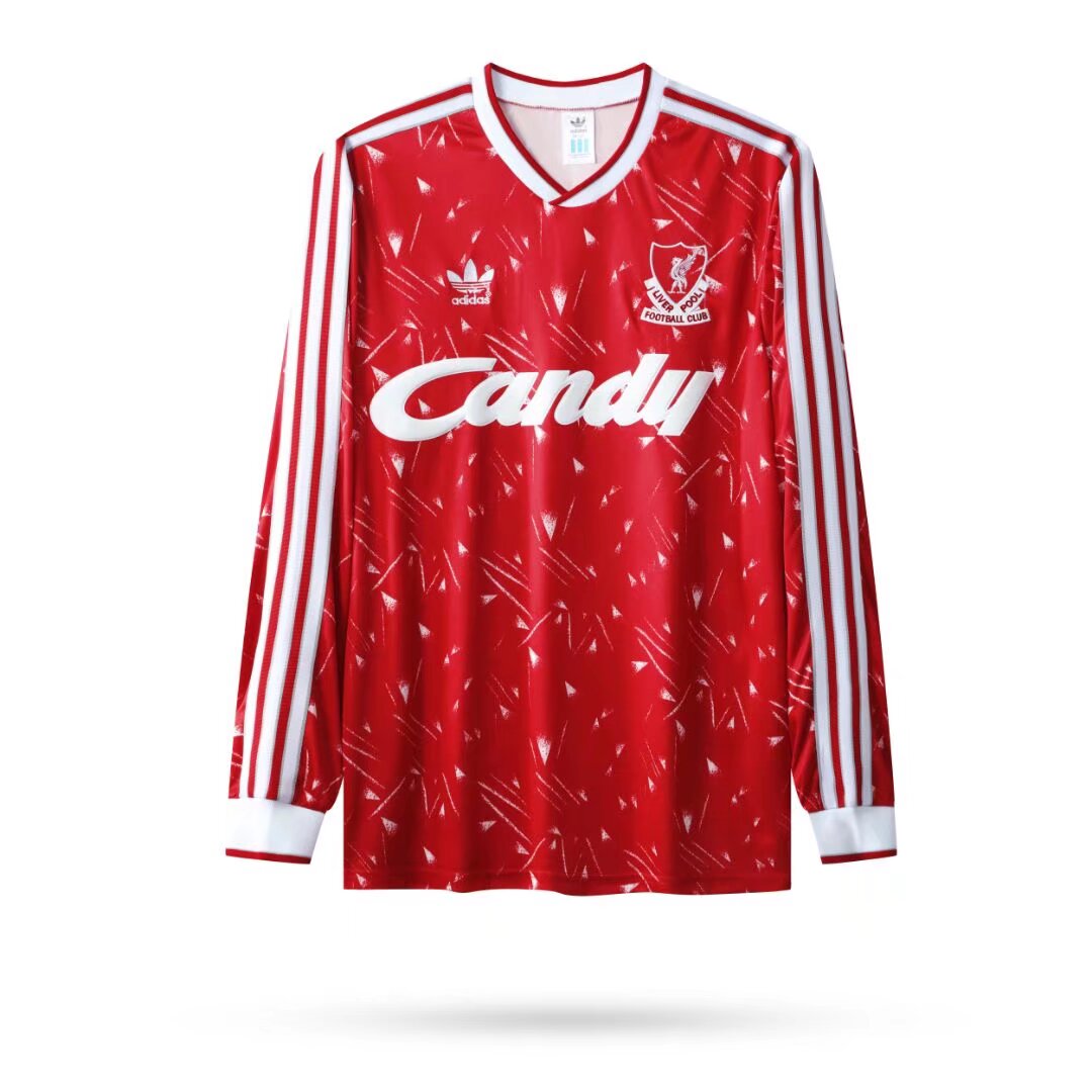1990-1991  Liverpool F.C. retro Long sleeved