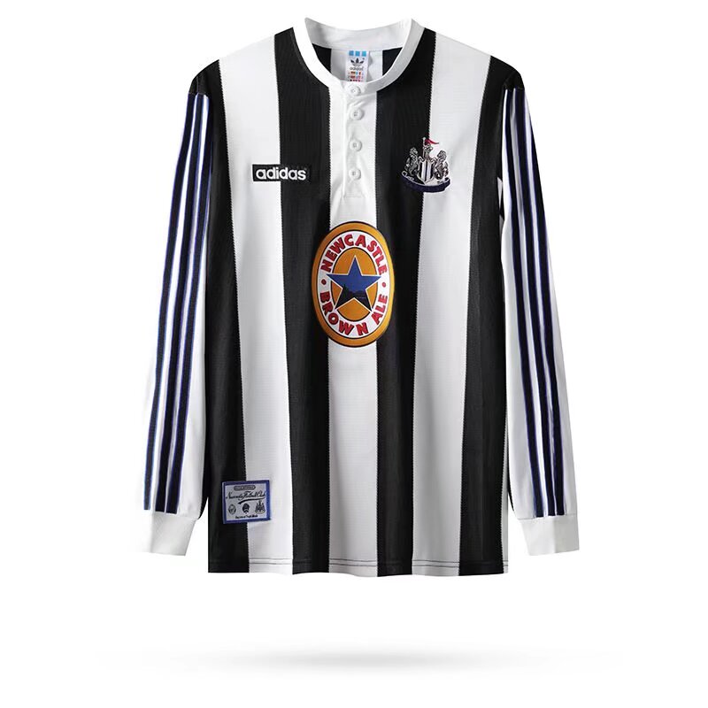 1995-1997 Newcastle  home Retro Long sleeved